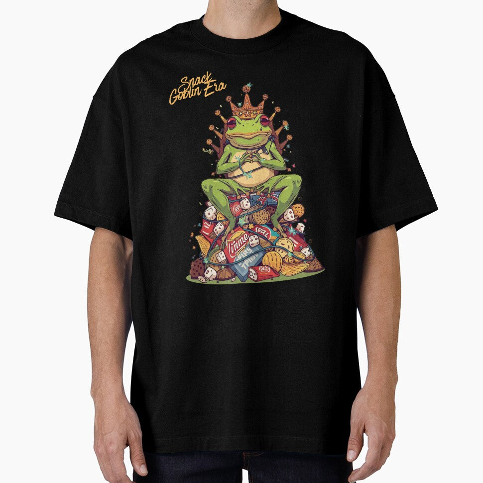 Snack Goblin Era Christmas Frog – Funny Holiday Snack Lover Frog Meme Design by zoocore