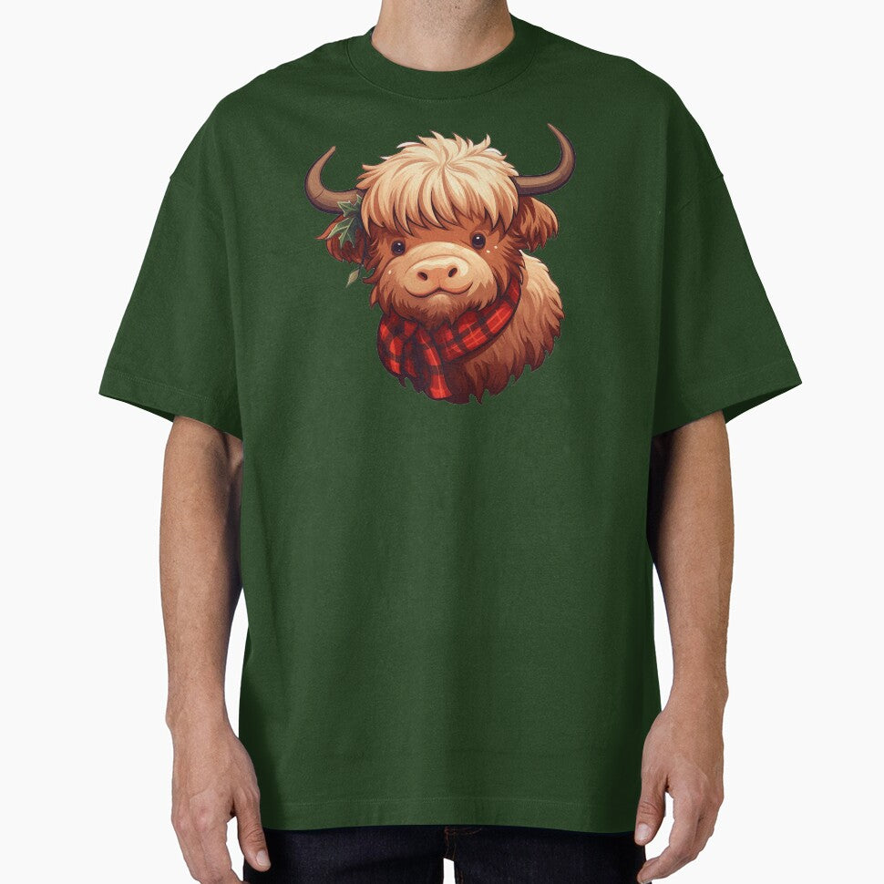 Christmas highland cow by Covent Vaughn