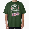 Promoted to Great Grandma Floral Baby Announcement by ROUX-ART