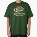 Wake from the East rest to the West - vintage hiking t-shirt by Obiechefu