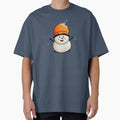 The Joyful Smiling Snowman with a Yellow Hat by unimuse