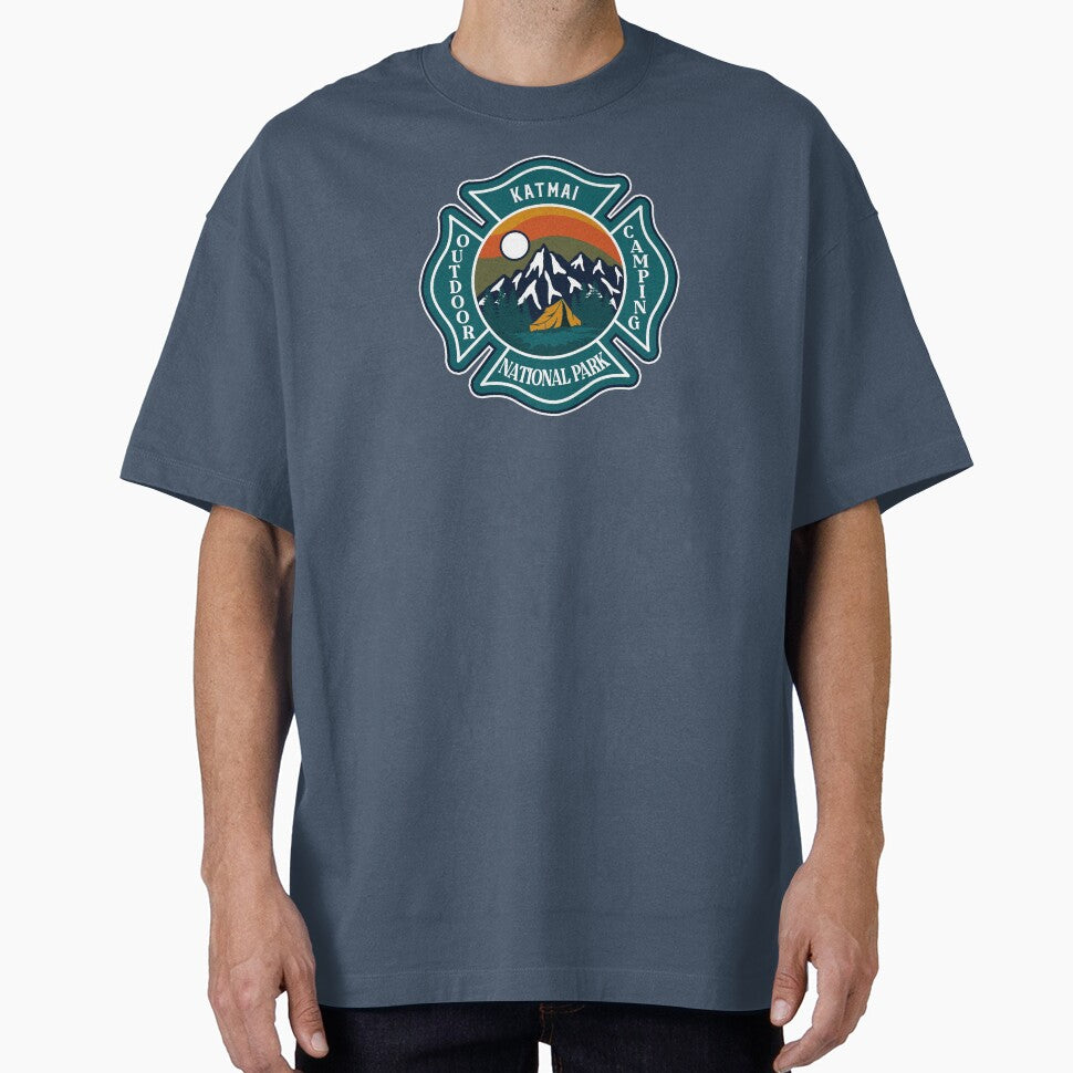 Katmai National Park-Vintage by graphic-map
