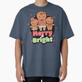 Retro Merry & Bright Gingerbread Man by HolidayBug