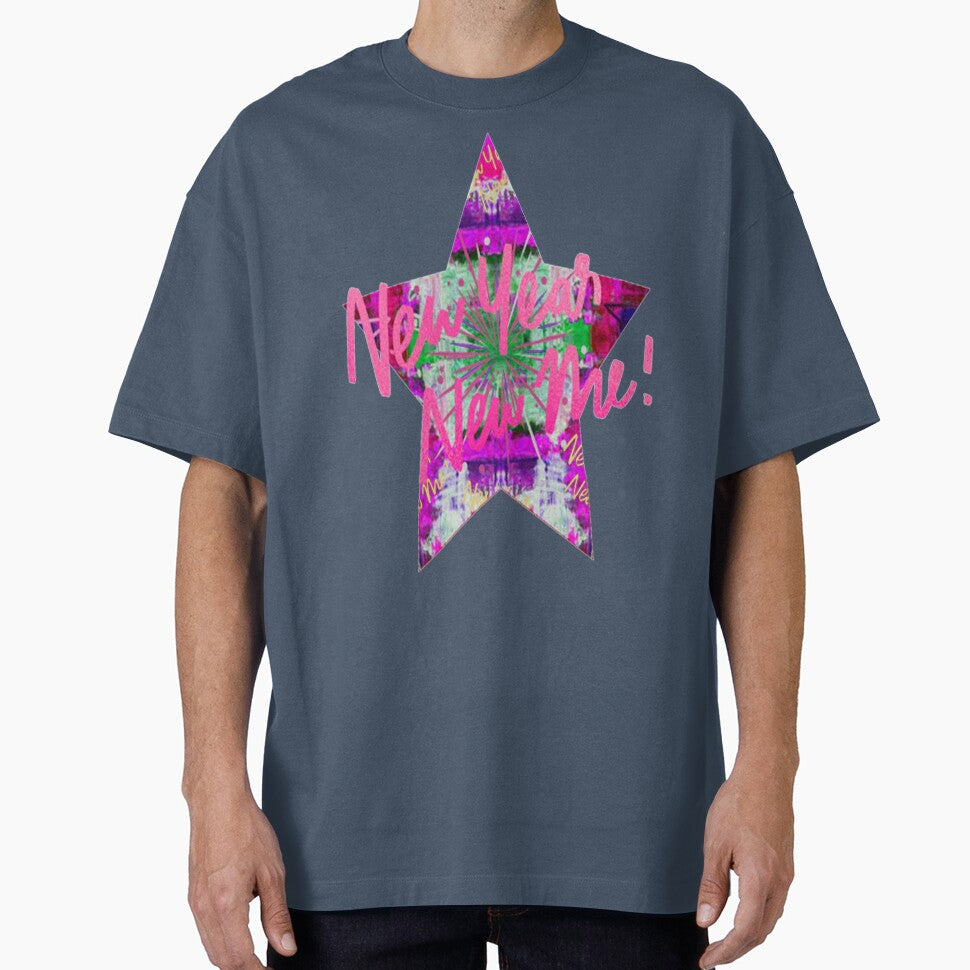 New Year New Me Graphic Abstract Lettering Design,4, Howdy New Year,New Years Celebration, New Years Eve Countdown by Adri Barnard