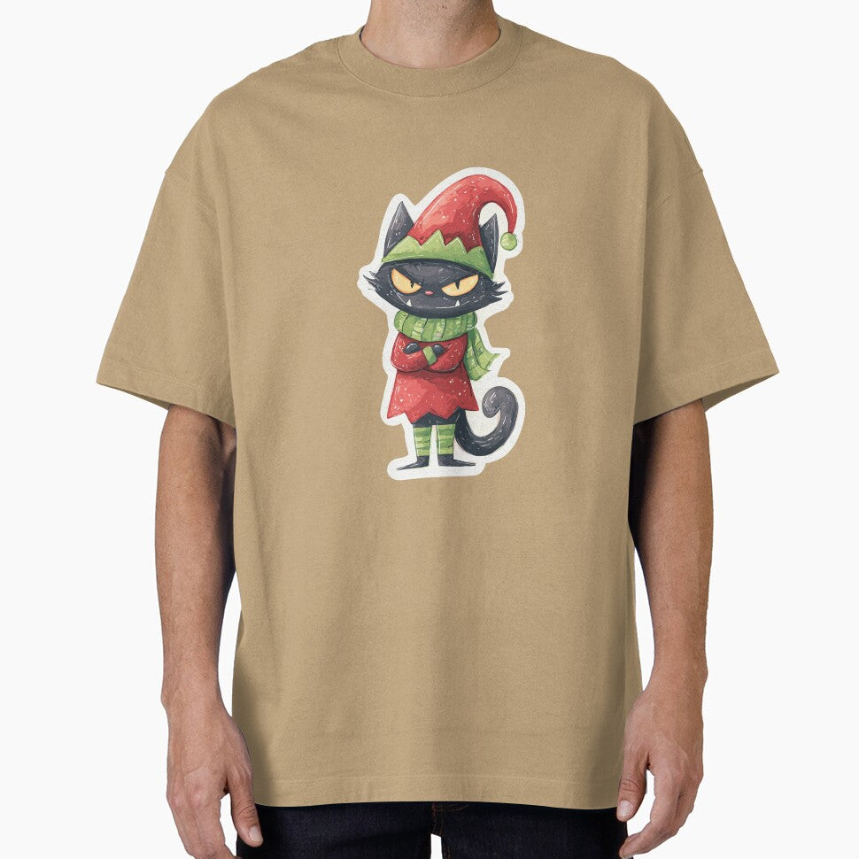 Vintage Christmas Yule Cat by bapupa