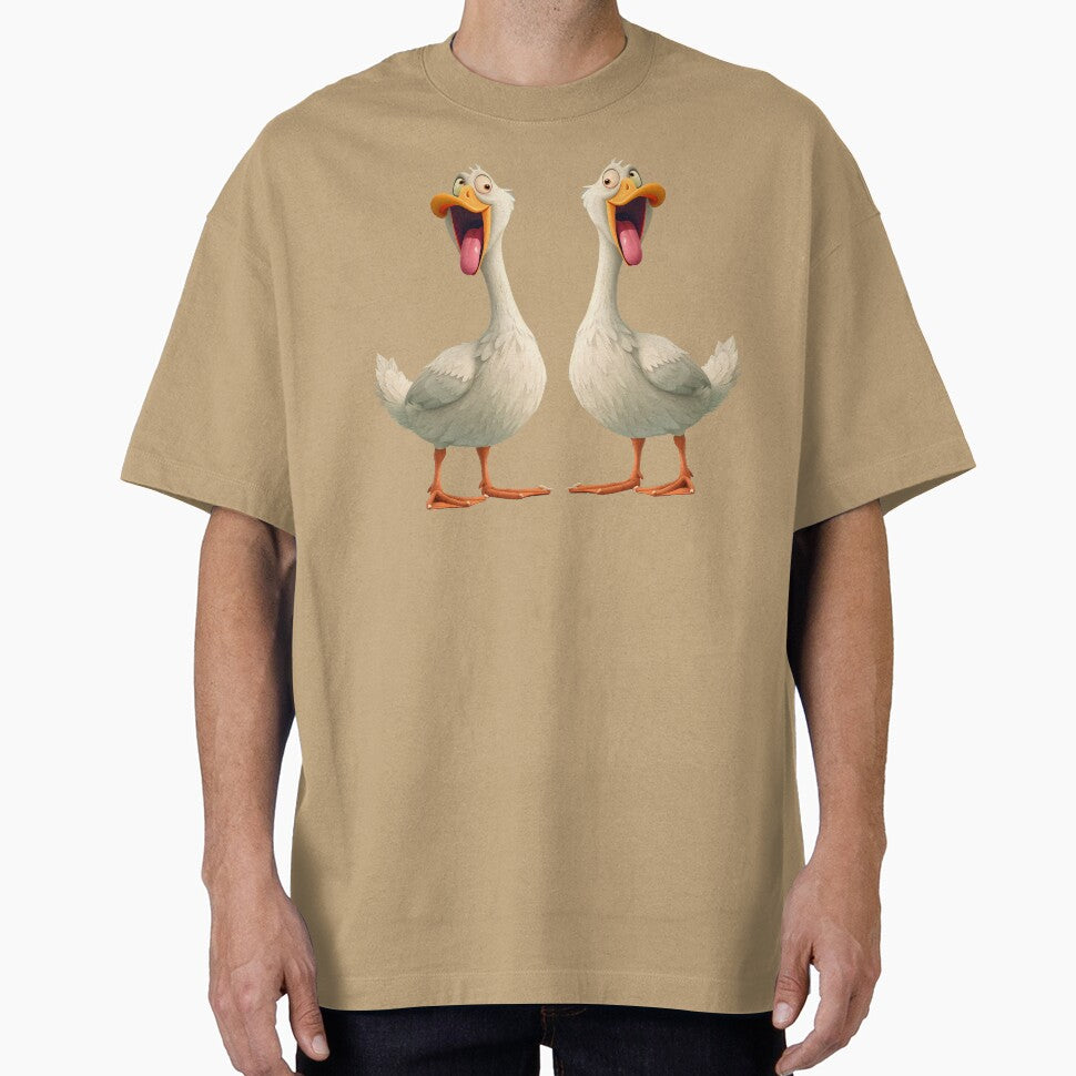 Duck funny pattern black by BeebooDesign