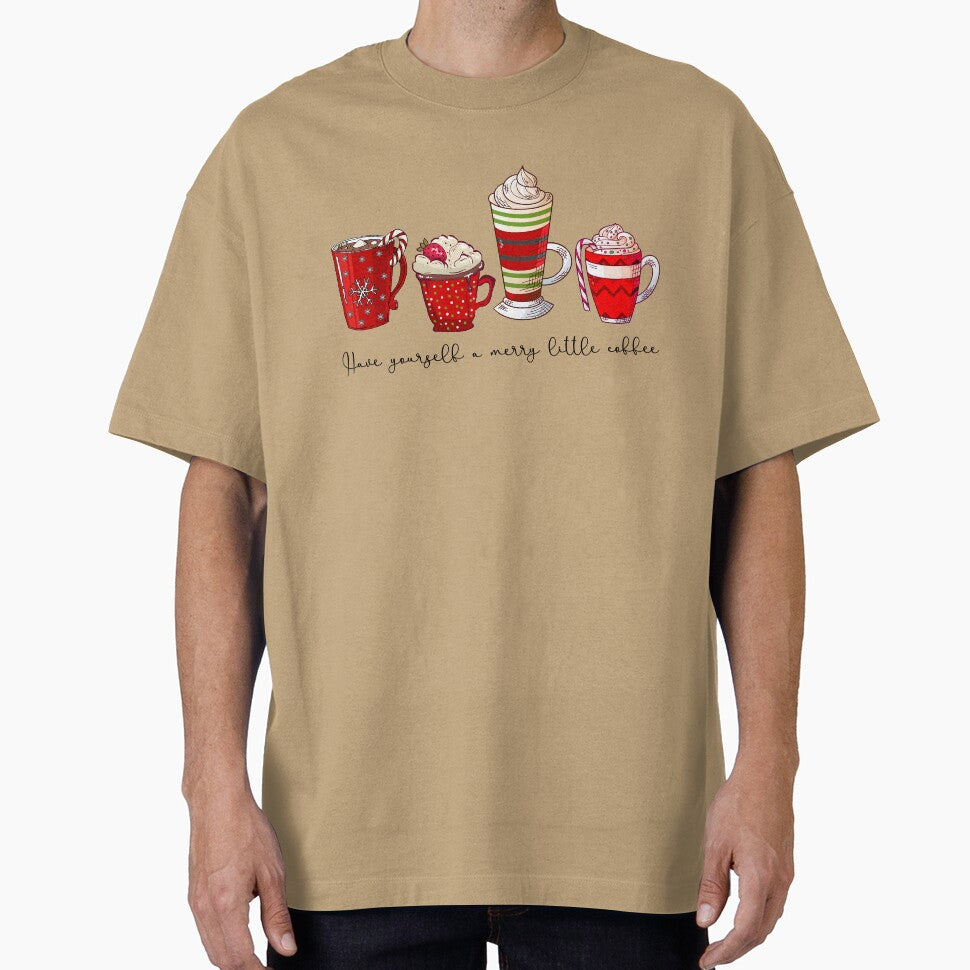 Have Yourself A Merry Little Coffee- Festive Coffee Vibes by Jollys-ArtShop