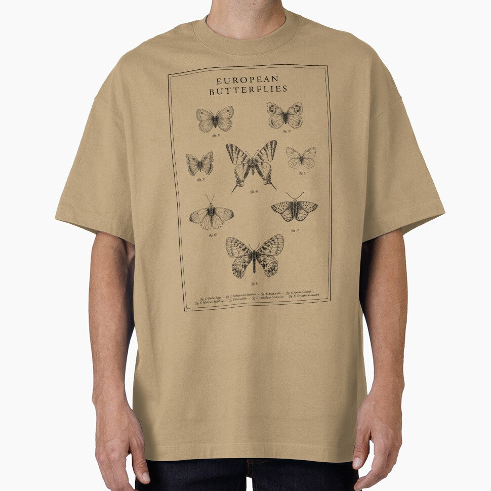 European butterflies - vintage style by ClausGreen