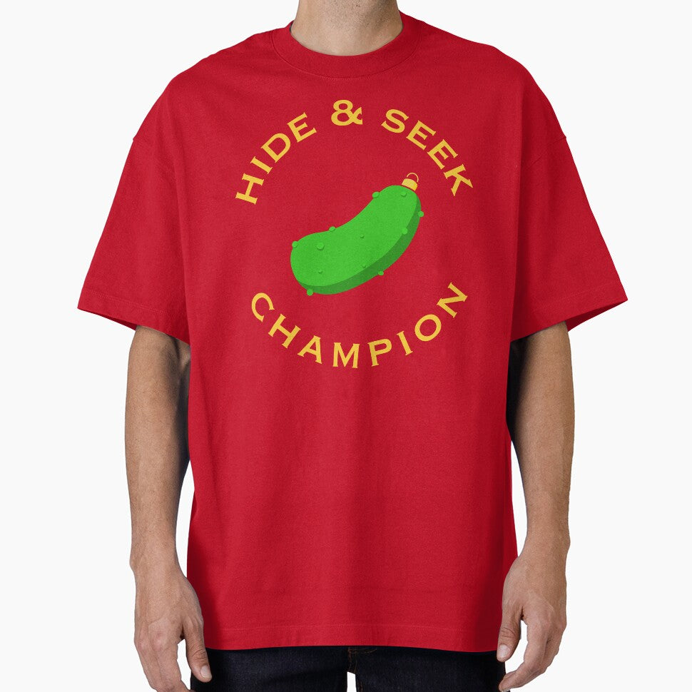 Christmas Pickle Hide and Seek Champion by Huhnerdieb Apparel