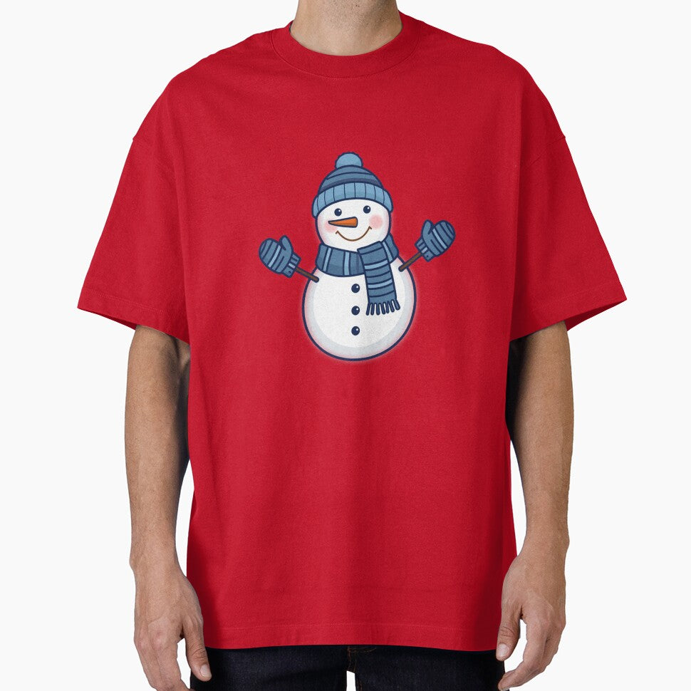 Funny Christmas Snowman Cartoon by CHMOULA