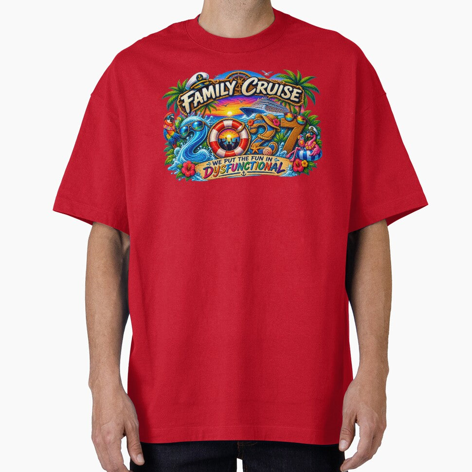 TRAVEL COLLECTION - FAMILY CRUISE - 2027 - WE PUT THE FUN IN DYSFUNCTIONAL v4 by WheelieGdArt