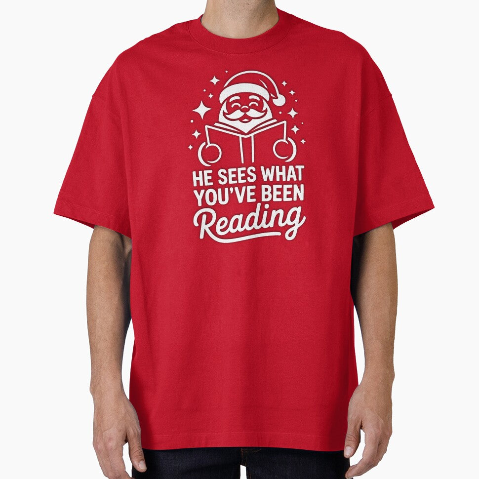 He Sees What You've Been Reading by LovelyEvaDesign