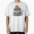 Gingerbread man bathes in chocolate by KarakitAI