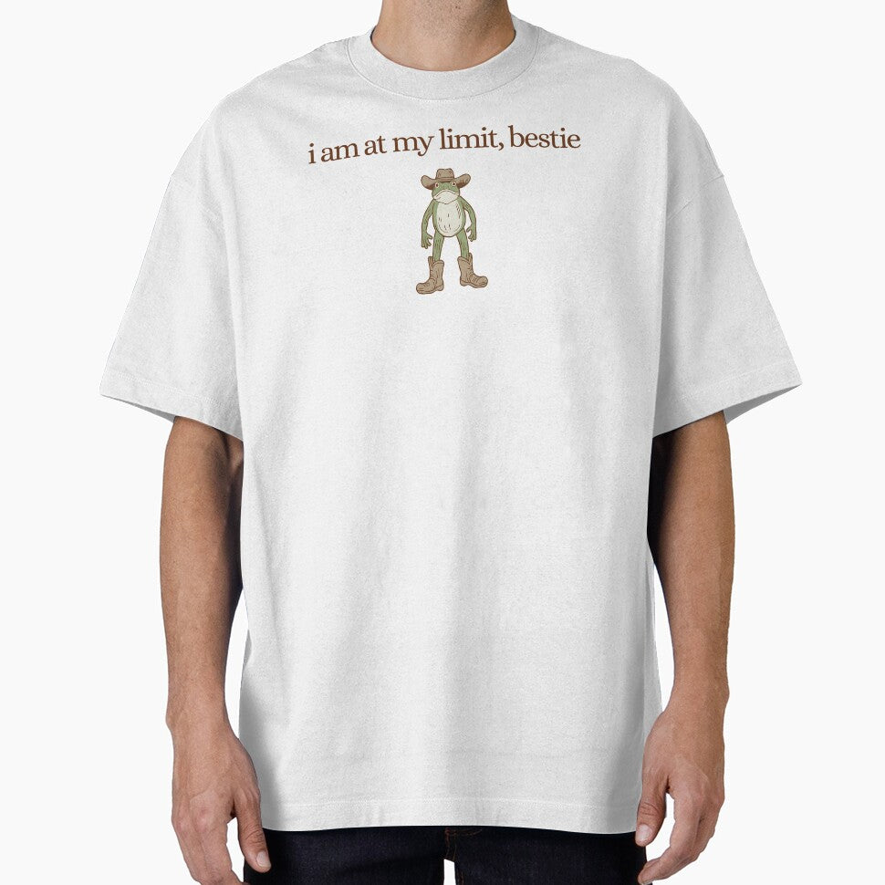"I'm At My Limit Bestie" Sarcastic Frog Meme by DeafPigeonDesigns