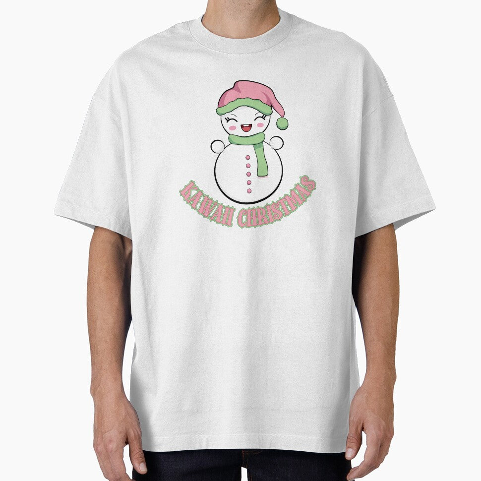 Kawaii Christmas Snowman by SimonaArtDesign