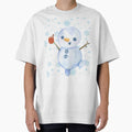 Cute Watercolor Snowman Winter Christmas Art by     Sela Art