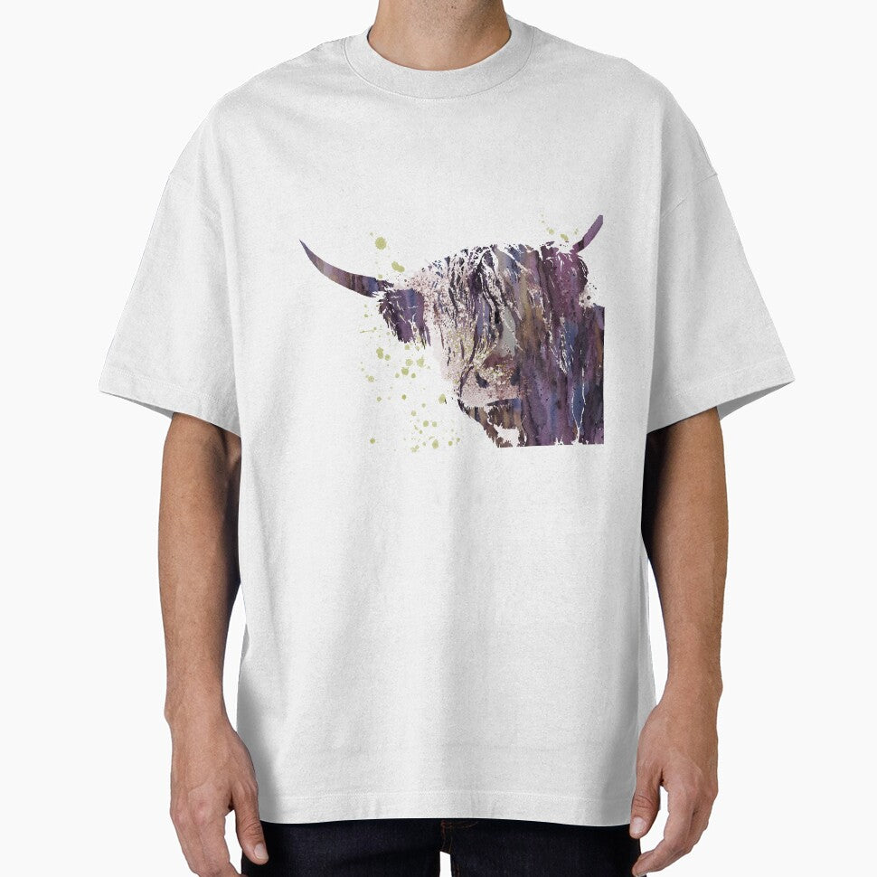 Highland cow, watercolor Highland cow by Rosaliartbook