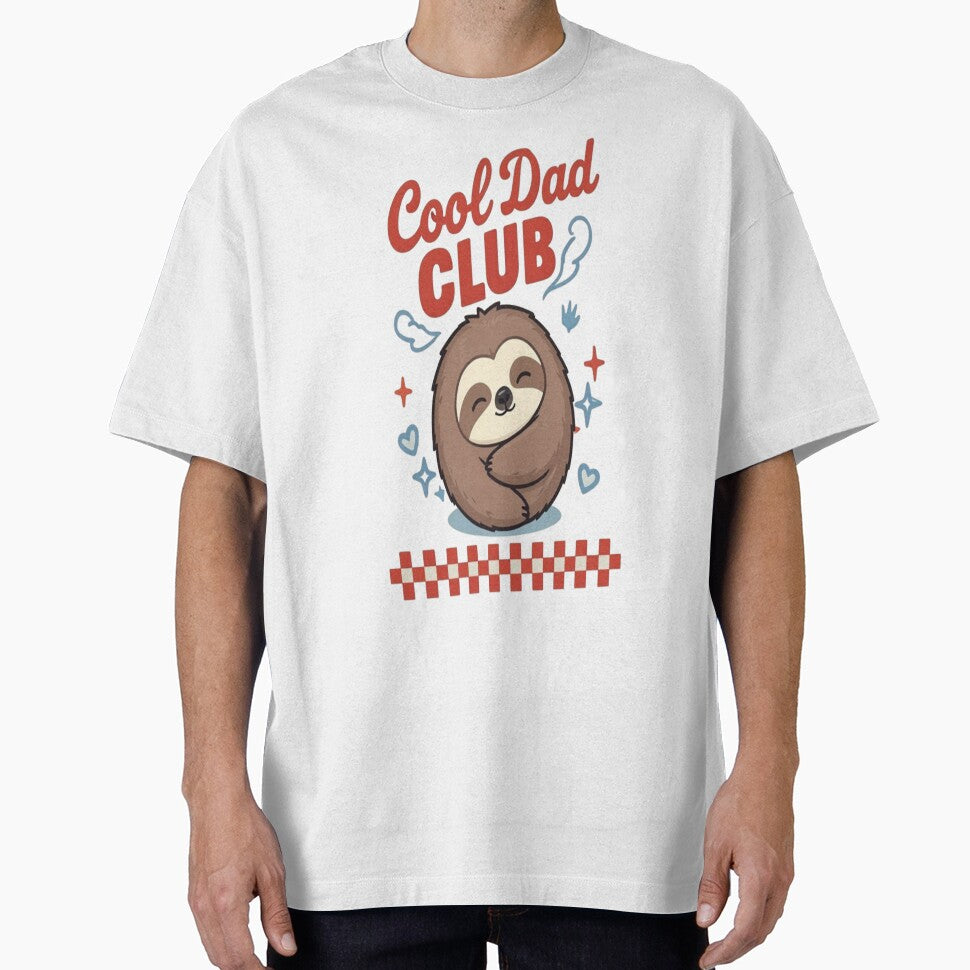 Cool Dad Club Cute Sloth Design by Pacificdubey