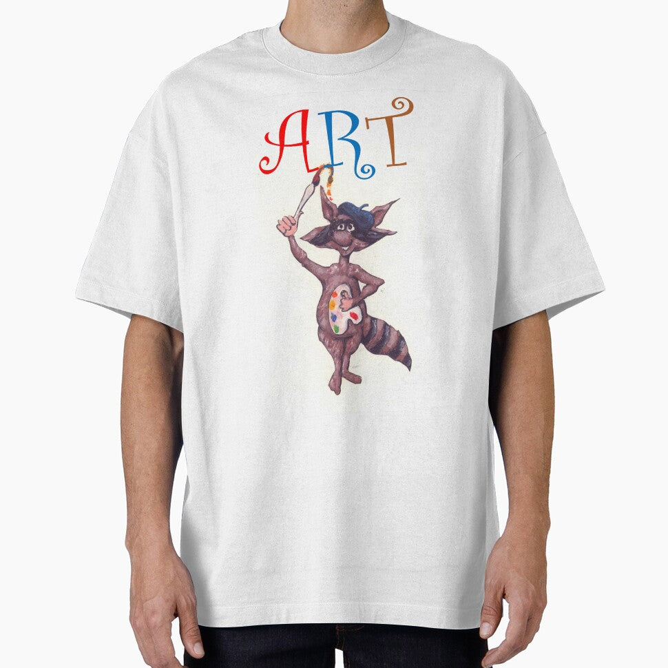Artistic Raccoon by sneakycows