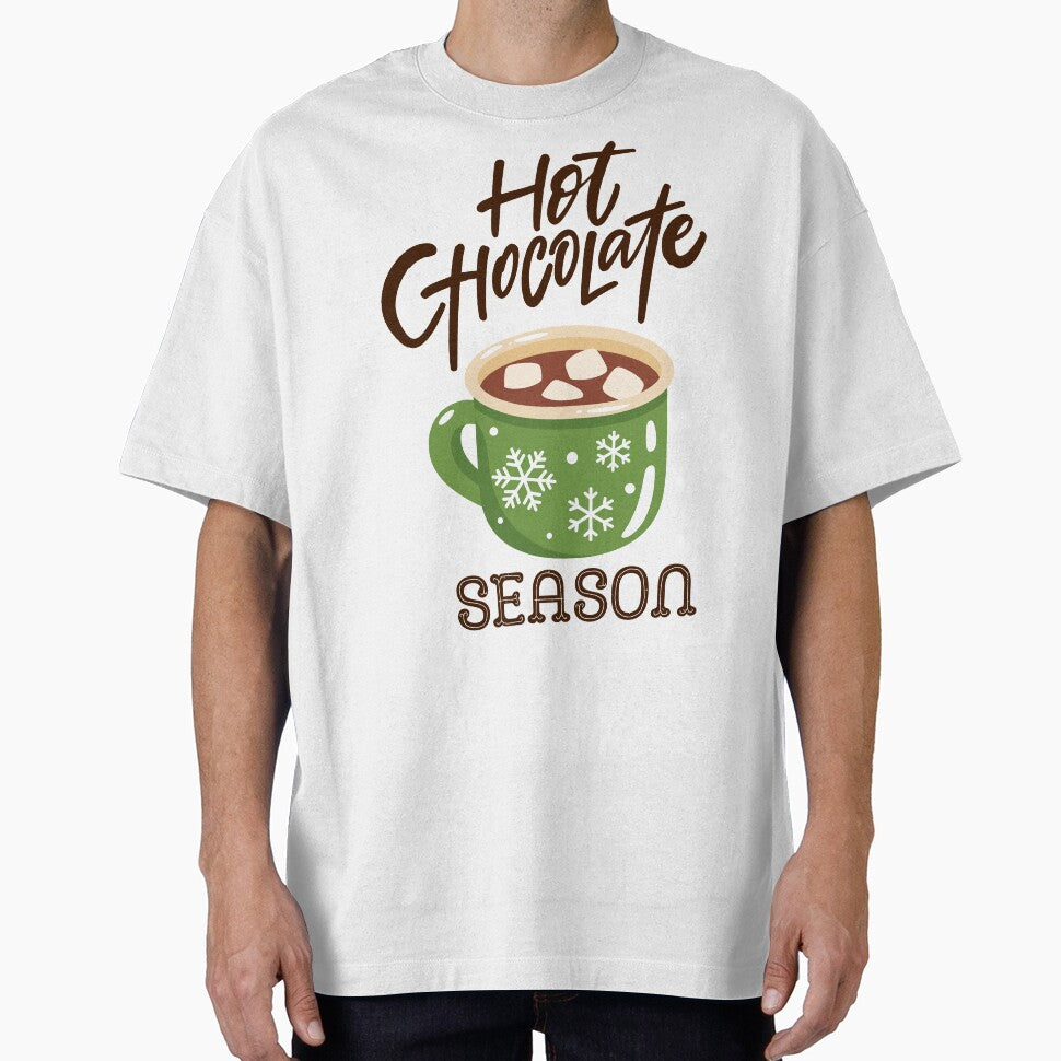 Hot Chocolate Season – Cozy winter design with hot chocolate & marshmallows by PureHopeStudio