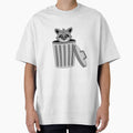 Cute Trash Raccoon by Sartoris Art