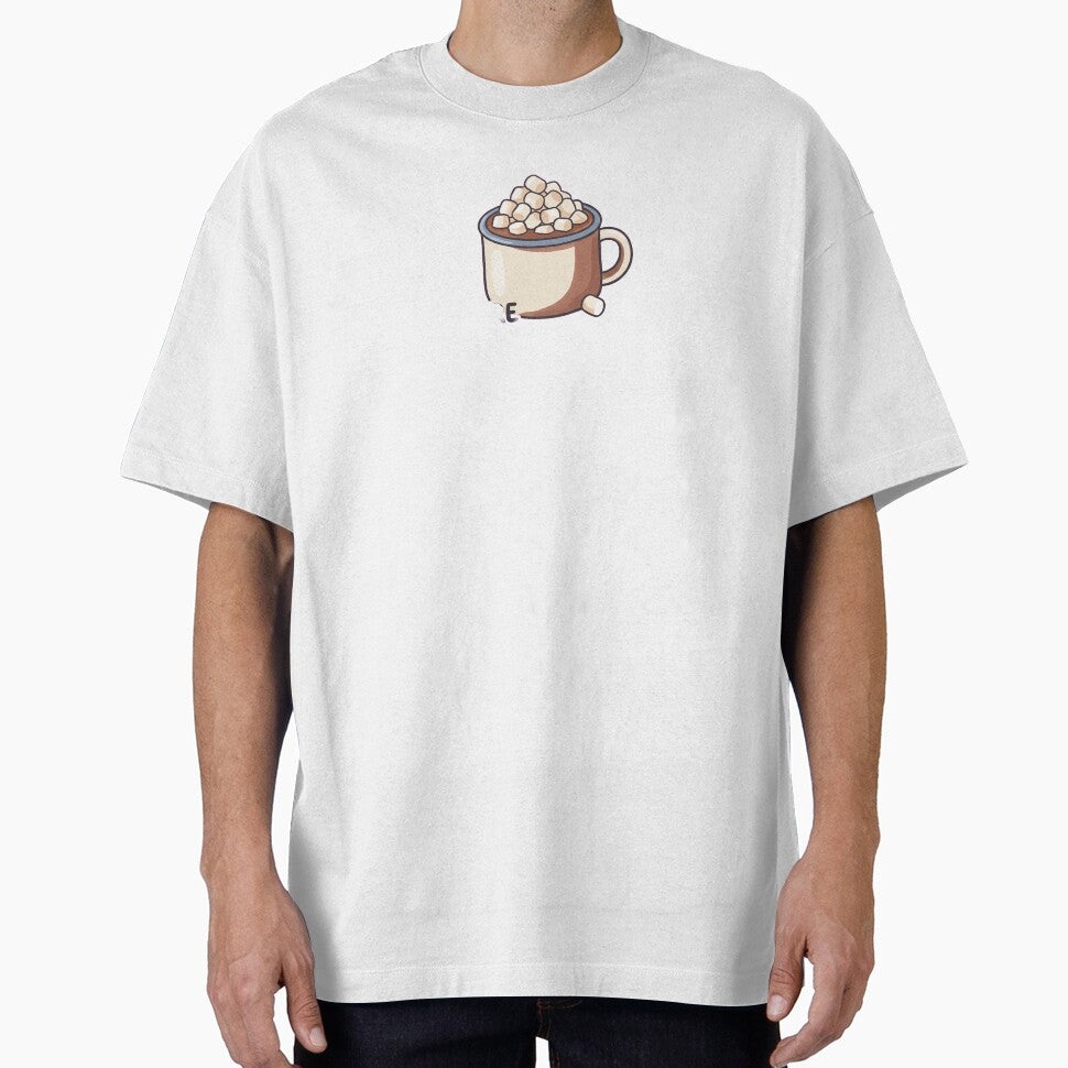 Hot Chocolate Marshmallow Cozy Illustration Sticker Design by Ninjacatoff