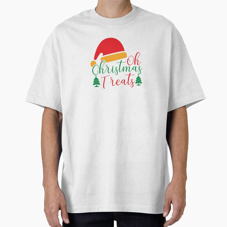 Oh Christmas Treats Funny Christmas Dog Design by Palette & Hue