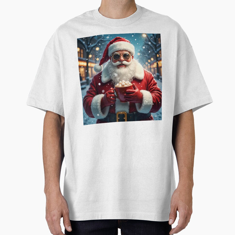 Trendy Santa Claus in Minimalist Winter Wonderland! by RAOGY