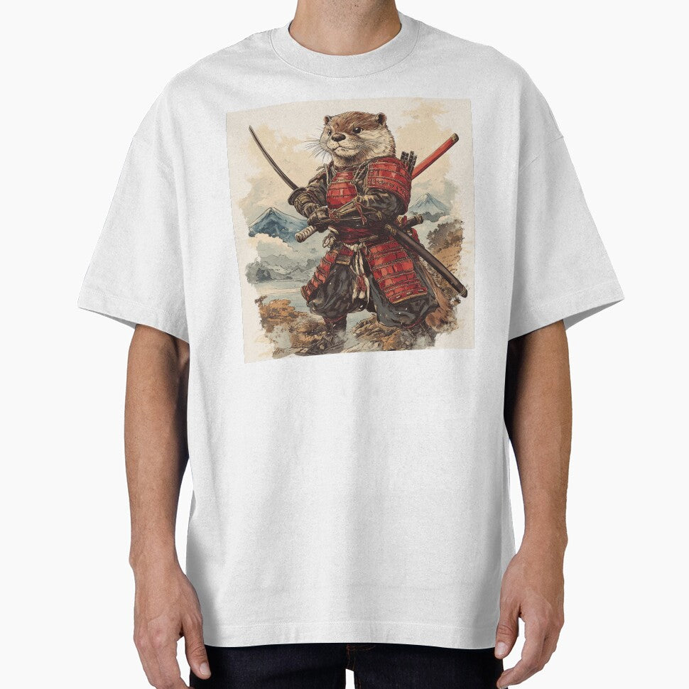 Samurai Otter Portrait by NicolasGlowArt