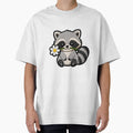 Cute Raccoon Holding a Flower Embroidery Patch by ColorSplash123
