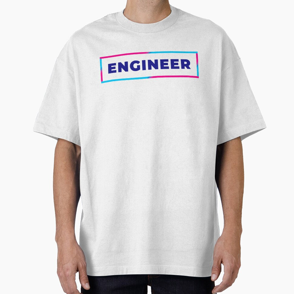 Engineer retro colorful frame by SVPOD