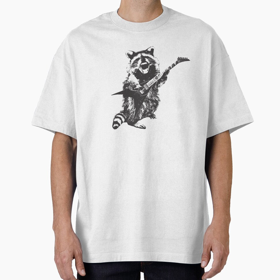 Raccoon Playing Guitar by FASLab