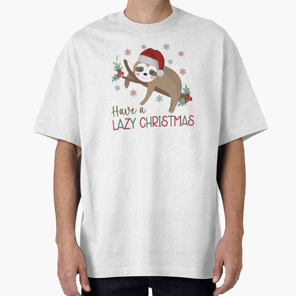Cute Lazy Christmas Sloth by HappyLifeCreate