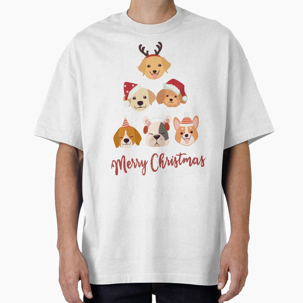 Christmas Tree Dog by MollyJaneArt