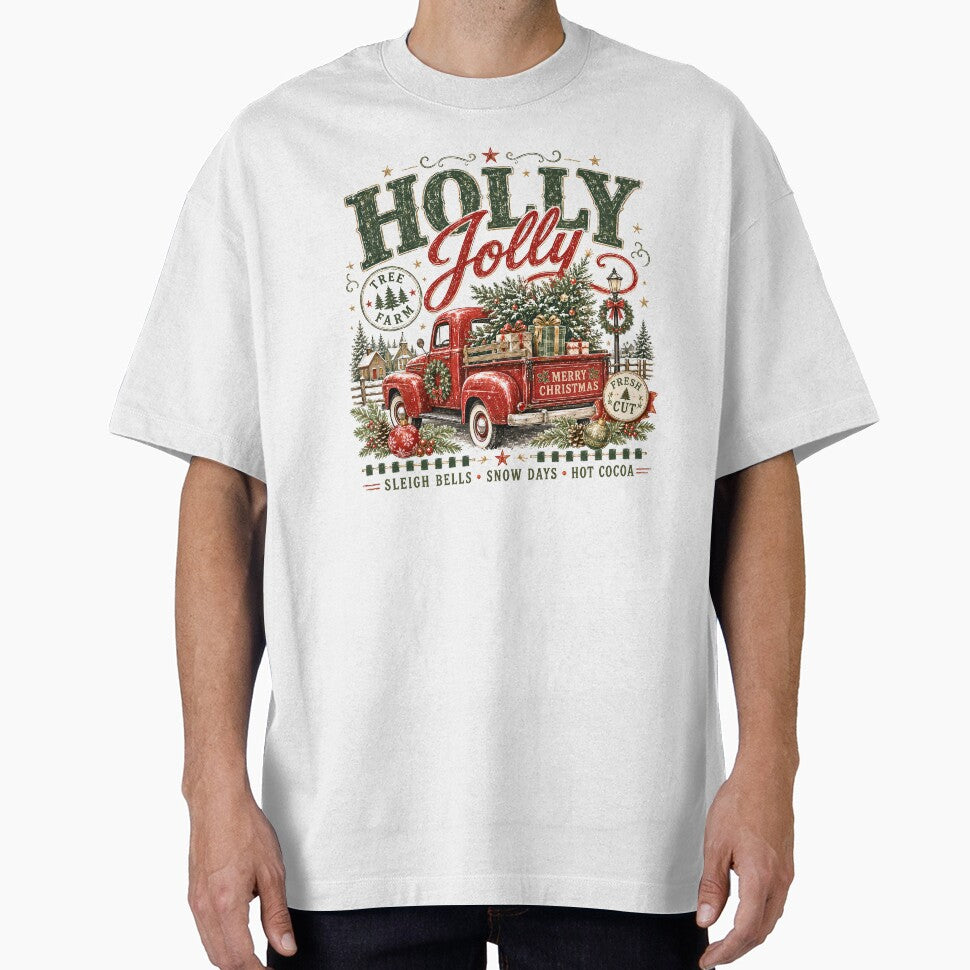 Christmas tree red truck by Uniquememorable