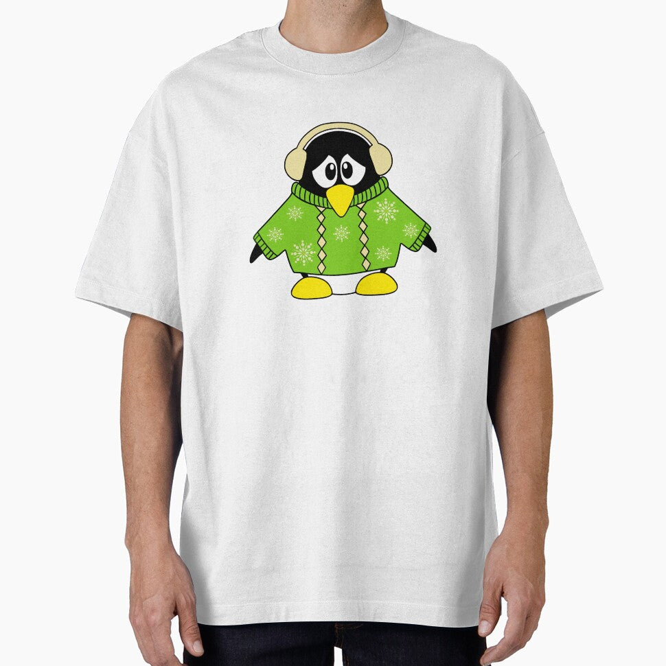Cute Cartoon Penguin by Sartoris Art