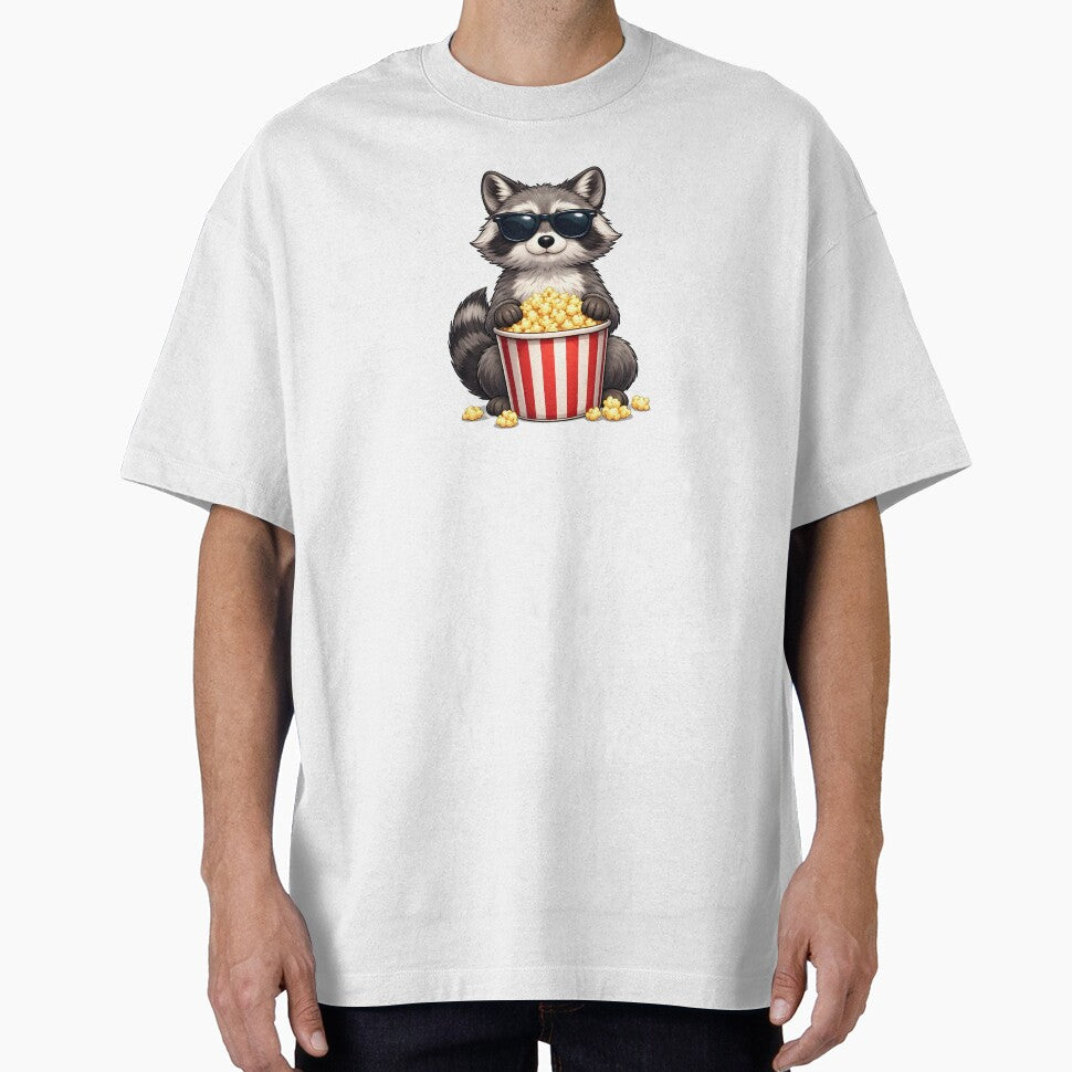 Sneaky Raccoon Popcorn by Icareis-Studios