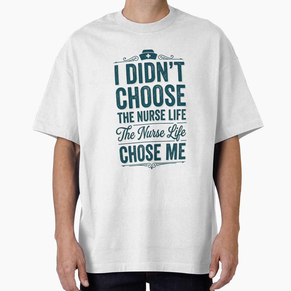 Nurse Life Chose Me Funny Vintage Nurse Retro Quote by Arobinoz