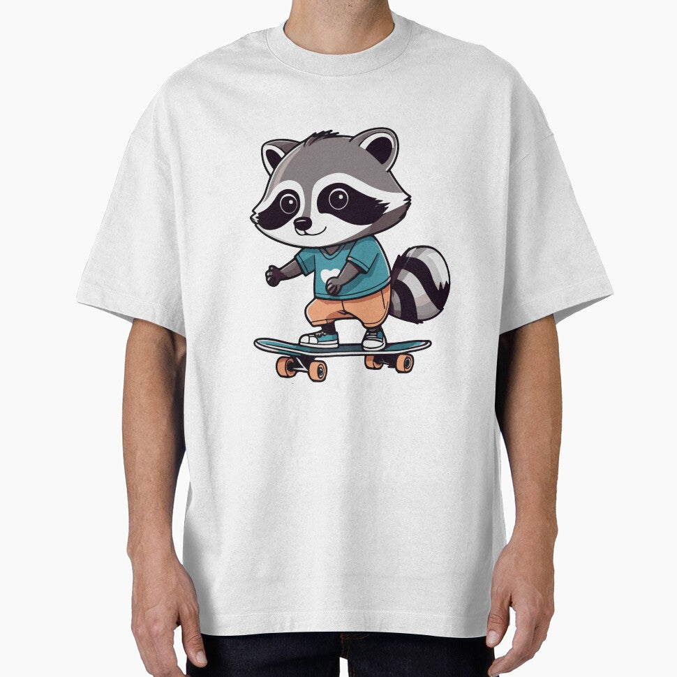 Raccoon On A Skateboard by Atlantico54