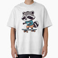Raccoon On A Skateboard by Atlantico54