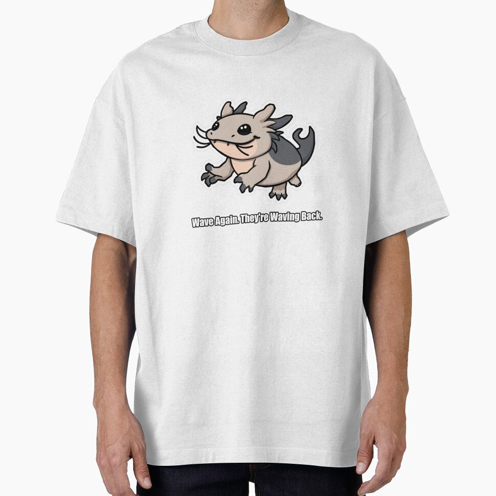 Axolotl - Wave Again Theyre Waving Back - Funny Axolotl Gift by pawdrops