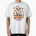 Spooky Vibes Cute Ghost Highland Cow Halloween by KroghDs