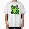 Cute Kawaii Frog Cartoon by Krincydigitalart