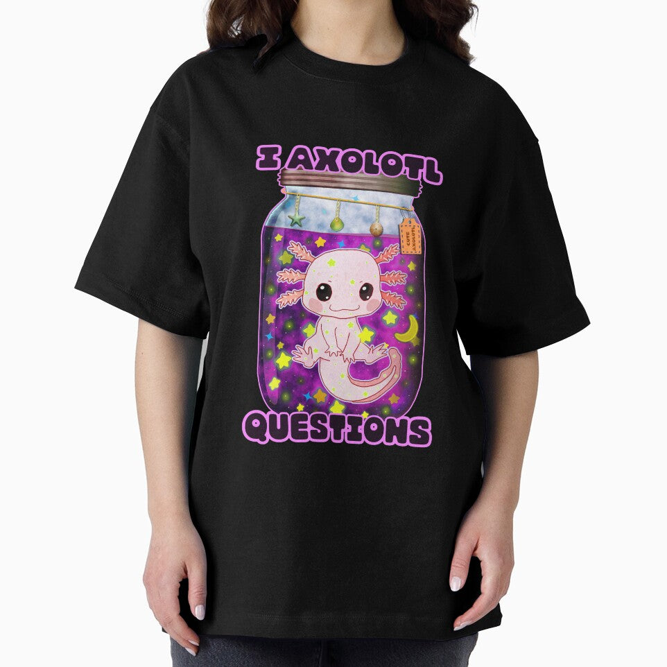 I Axolotl Questions Galaxy Jar by lazarosdesign