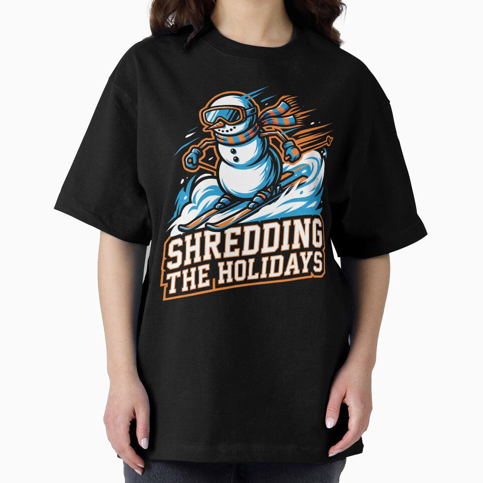 Shredding The Holidays Skiing Snowman Winter Sports Christmas by TeNovaStudio ⭐⭐⭐⭐⭐