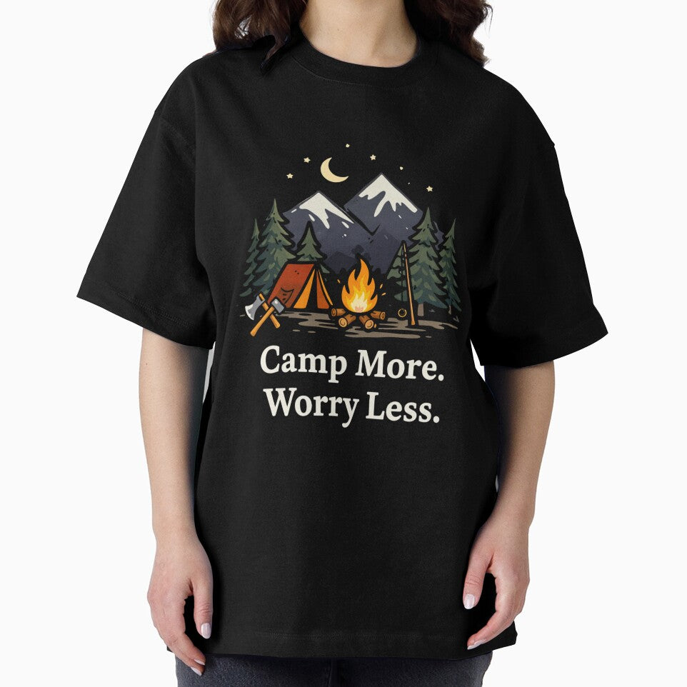 Camp More Worry Less – Camping Life by Falconwolf