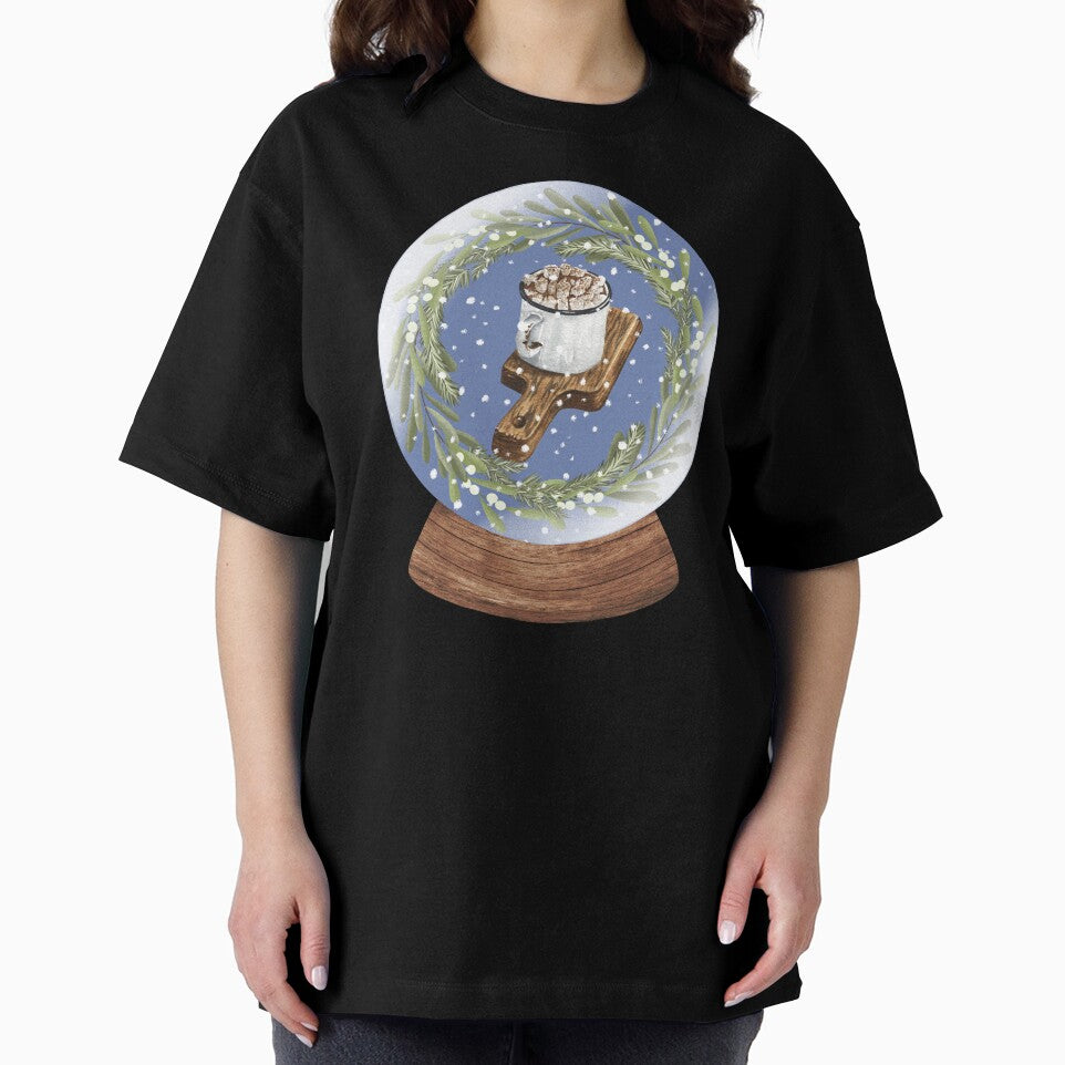 Snow Globe Winter Drinks 3 by TasimaDesign