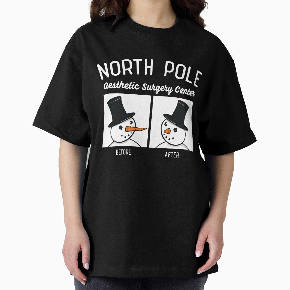Funny Snowman North Pole Aesthetic Plastic Surgery Holiday Design by LADGraphics