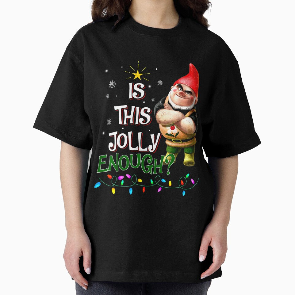 Is This Jolly Enough Noel Light Gnome Pajama Merry Christmas by TGMerwin