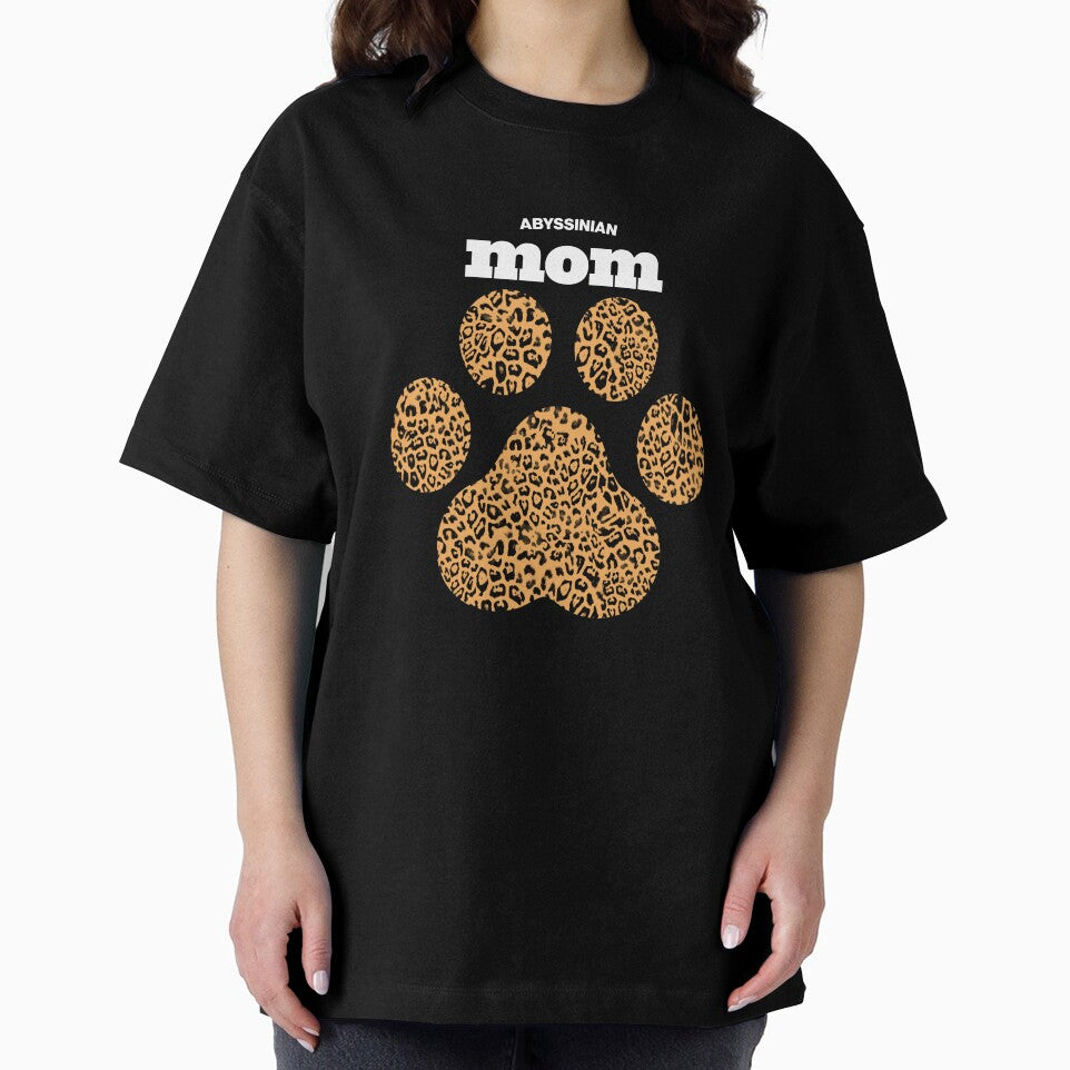 Haute Leopard Abyssinian Mom Cat Paw With Rich Leopard Print by HauteLeopard